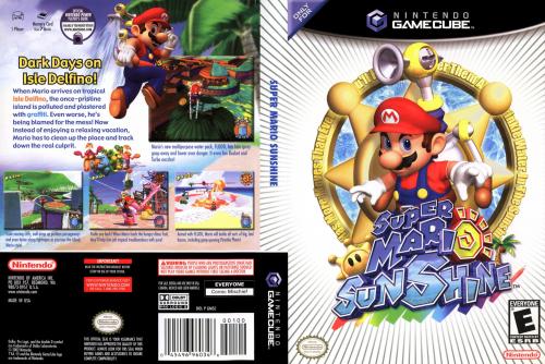 Super Mario Sunshine Cover - Click for full size image